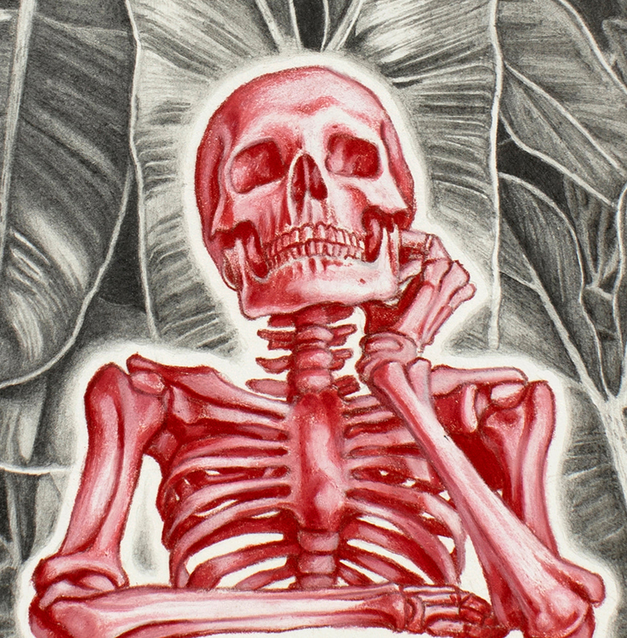 Untitled (Butterflies) framed drawing by Riley Payne