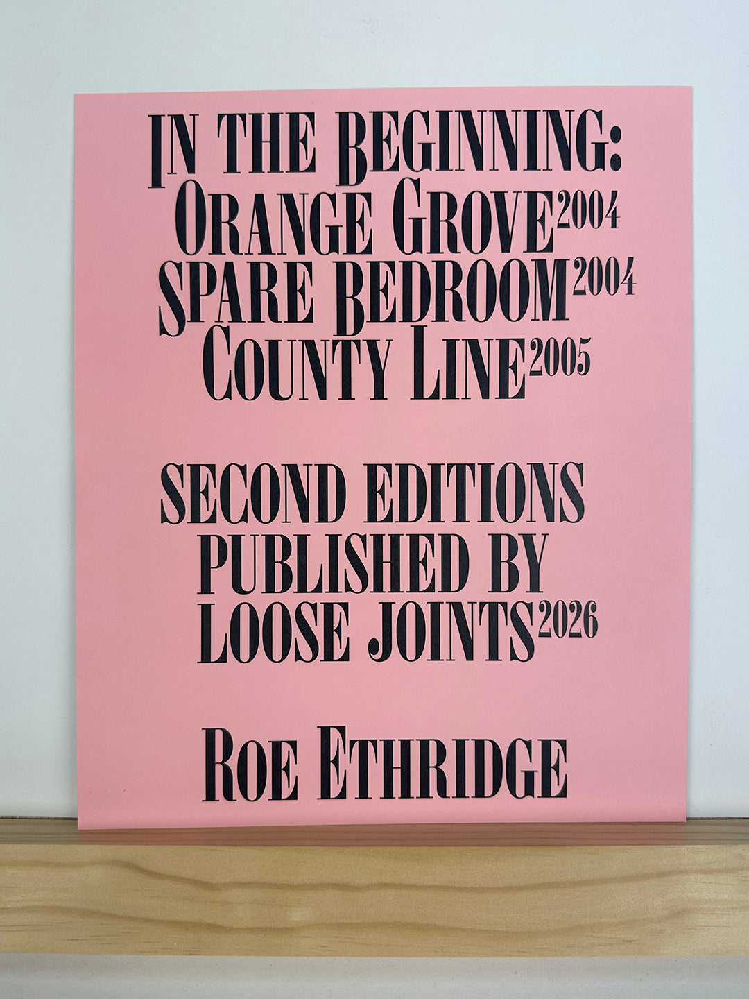 In The Beginning by Roe Ethridge