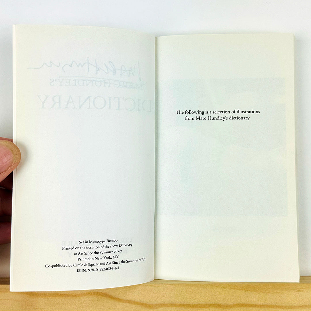 Dictionary by Marc Hundley